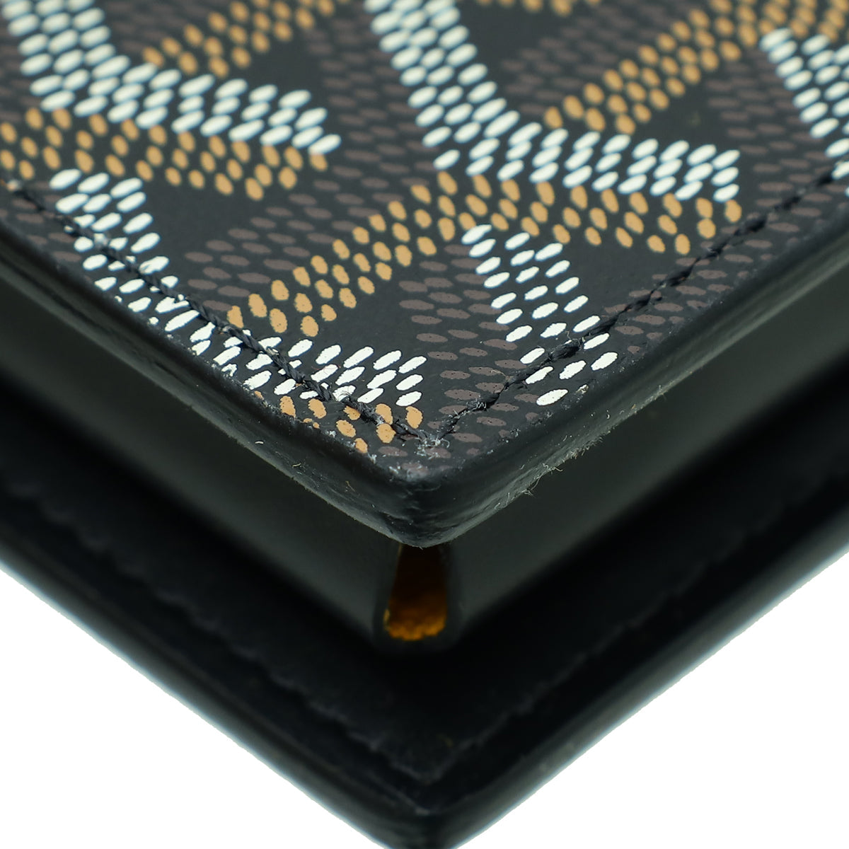 Goyard Black Goyardine Saint Lambert Wallet