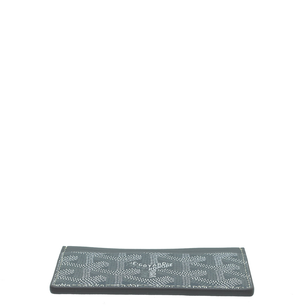 Goyard Grey Goyardine Saint Sulpice Card Holder