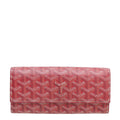 Goyard Red Goyardine Varenne Continental Wallet