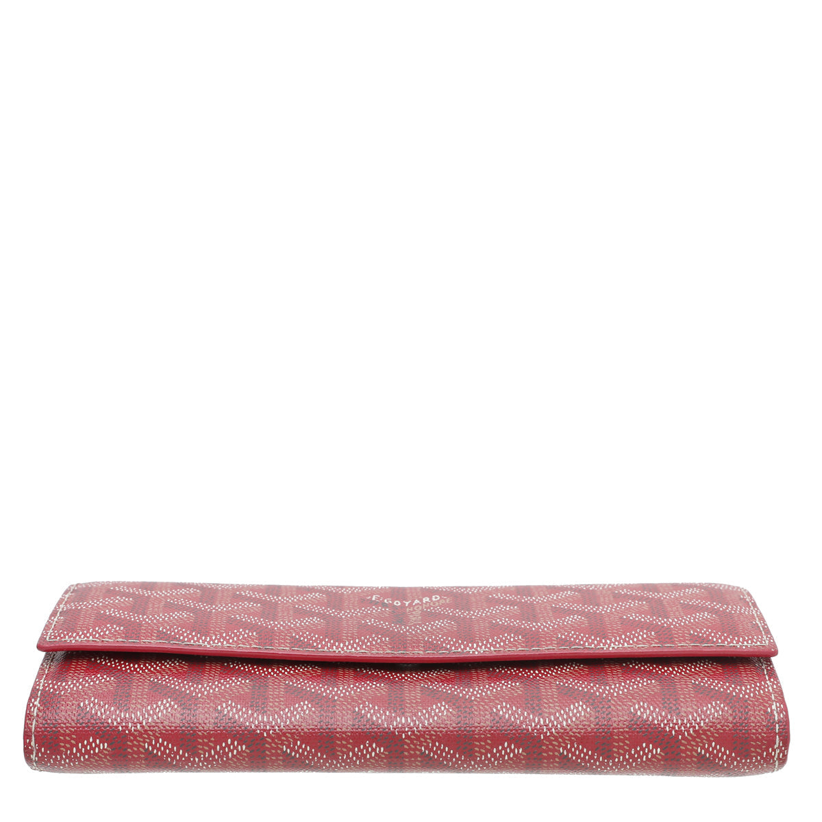 Goyard Red Goyardine Varenne Continental Wallet