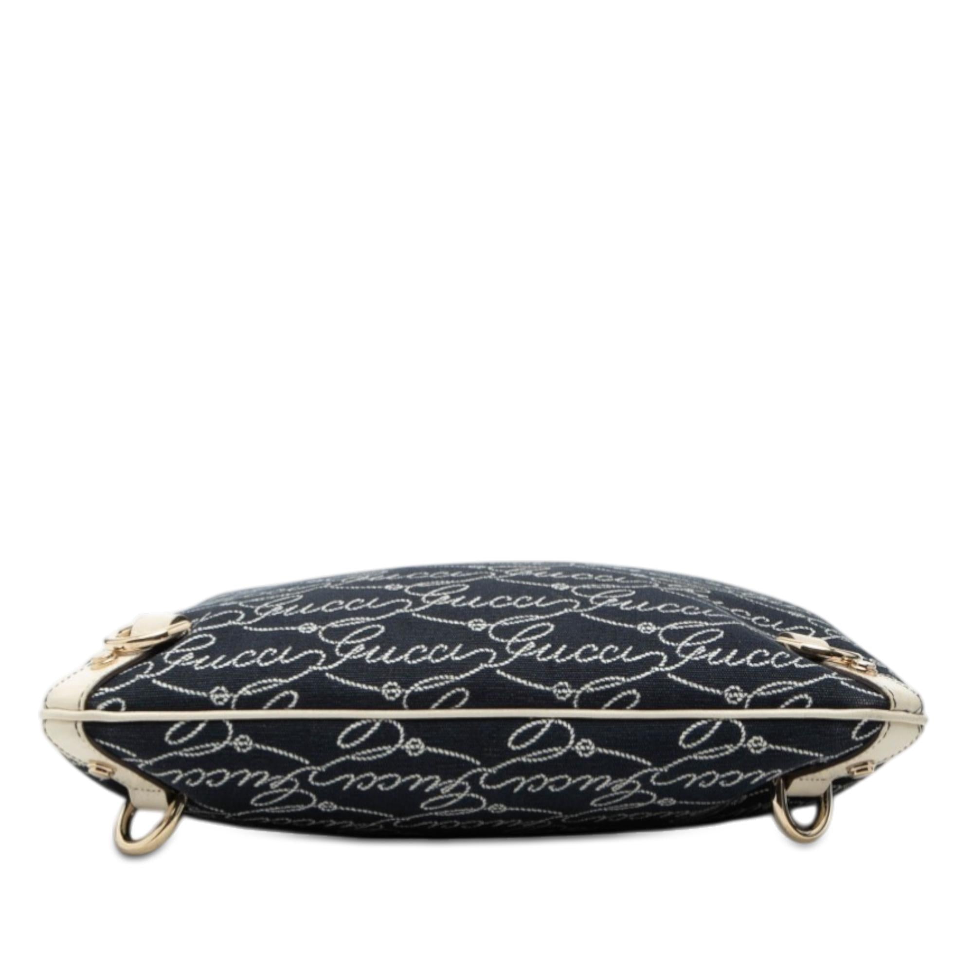 Gucci 85th Anniversary Denim Abbey D Ring Crossbody