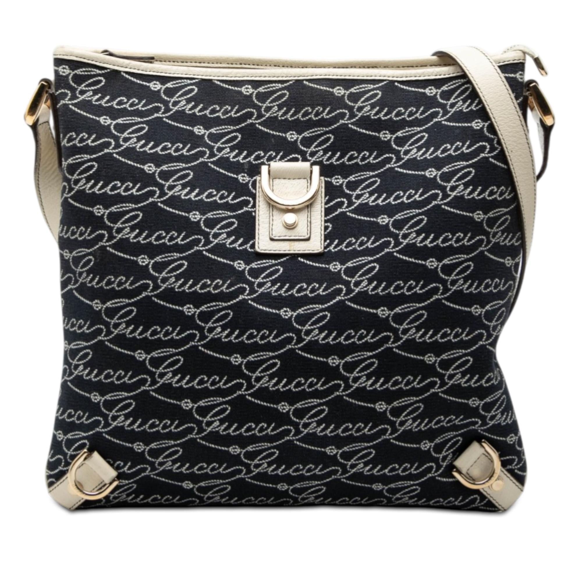Gucci 85th Anniversary Denim Abbey D Ring Crossbody