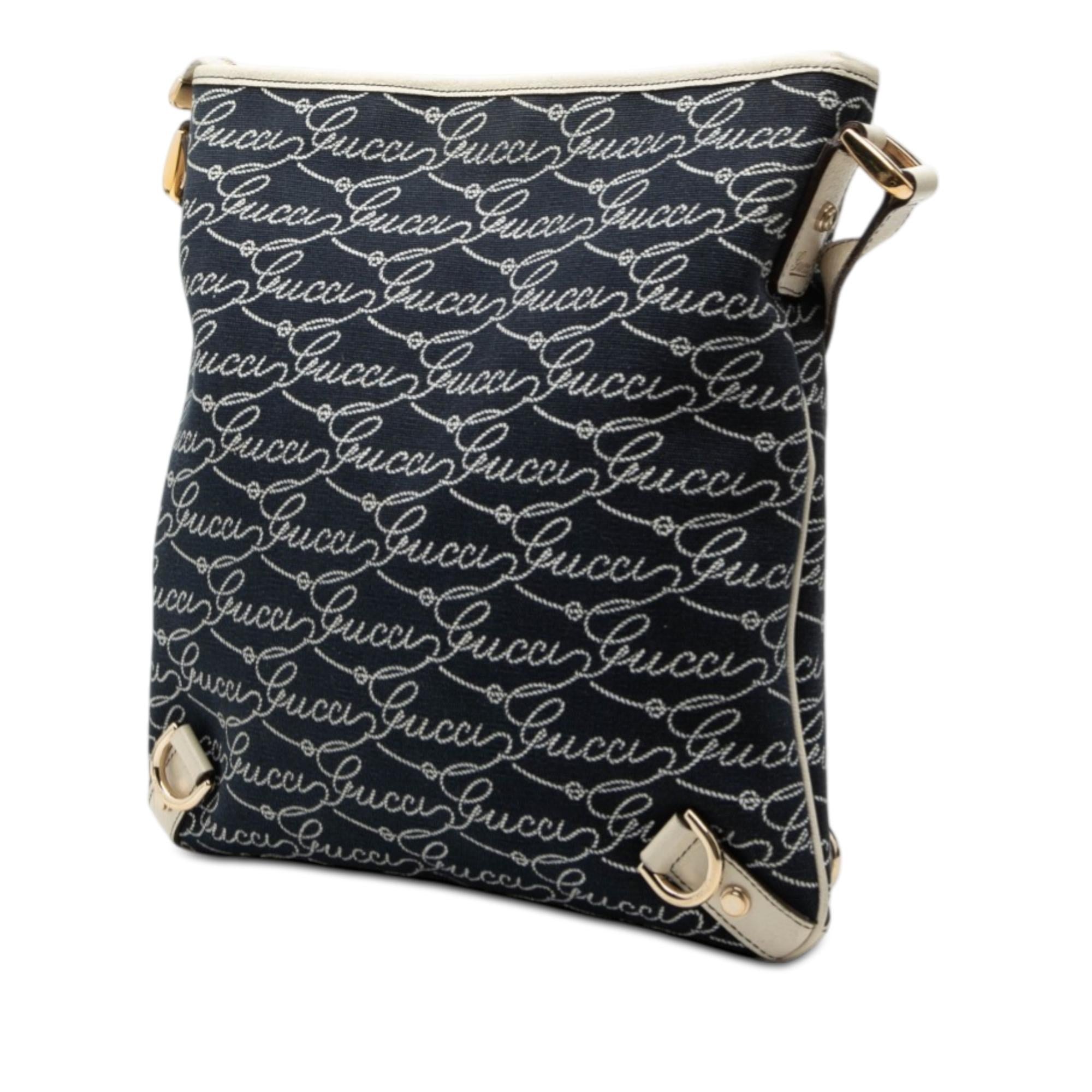 Gucci 85th Anniversary Denim Abbey D Ring Crossbody