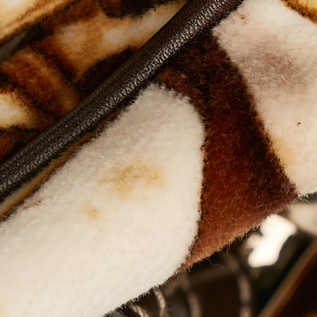 Gucci 85th Anniversary Velvet Horsebit Print Hobo Bag (SHG-35092)
