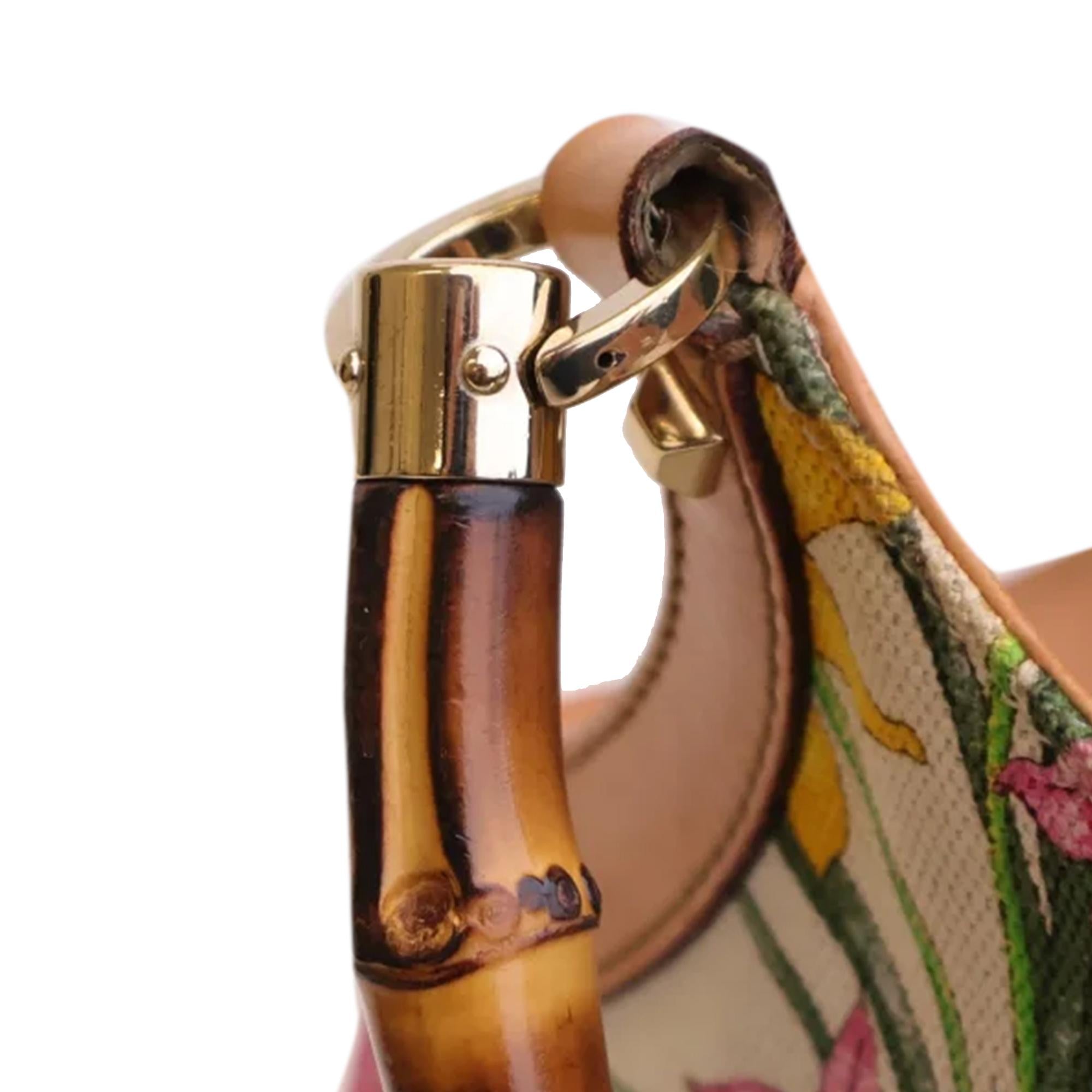 Gucci Bamboo Flora Handbag (SHG-UZba77)