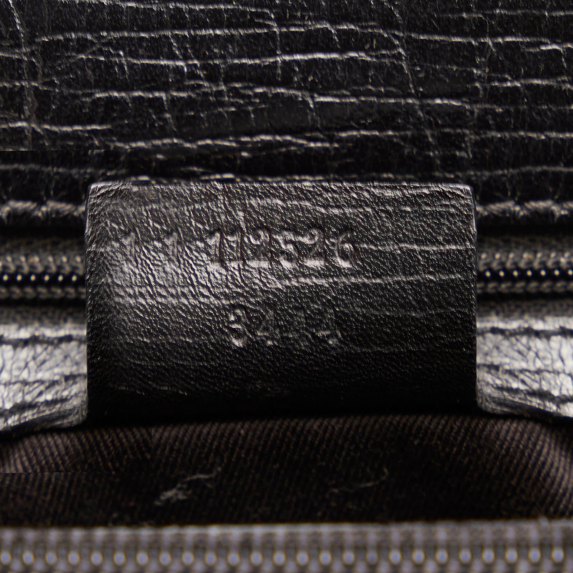 Gucci Bamboo GG Canvas Handbag (SHG-34884)