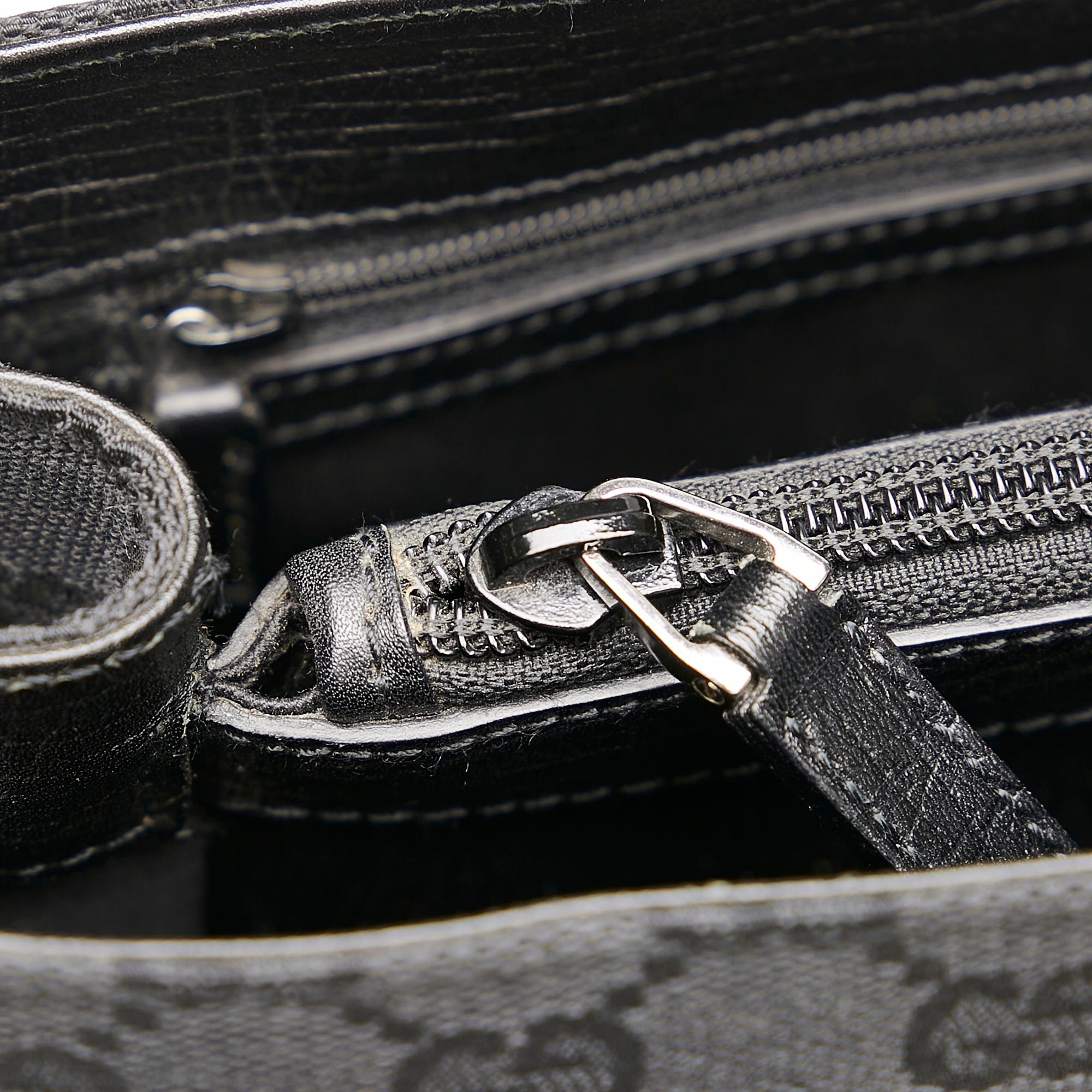 Gucci Bamboo GG Canvas Handbag (SHG-oMcH0c)