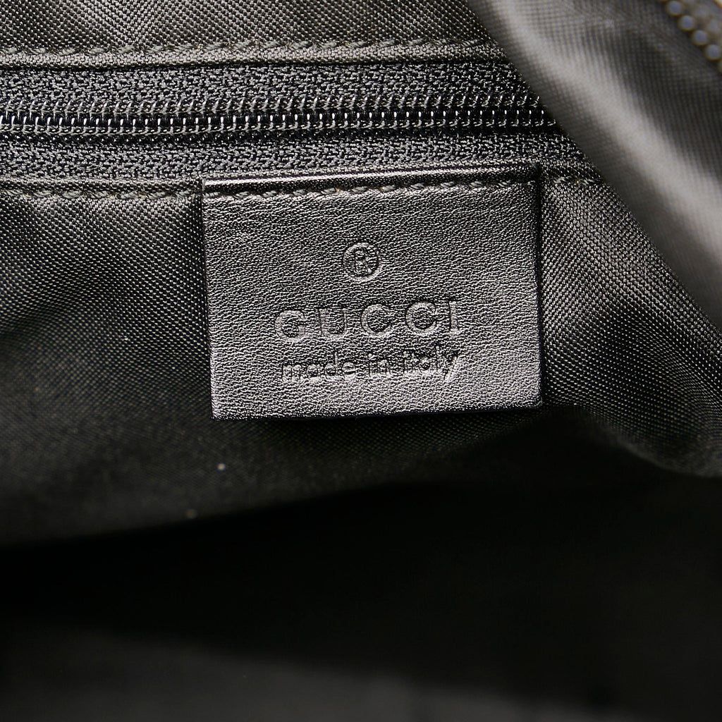Gucci Bamboo GG Canvas Shoulder Bag (SHG-30713)