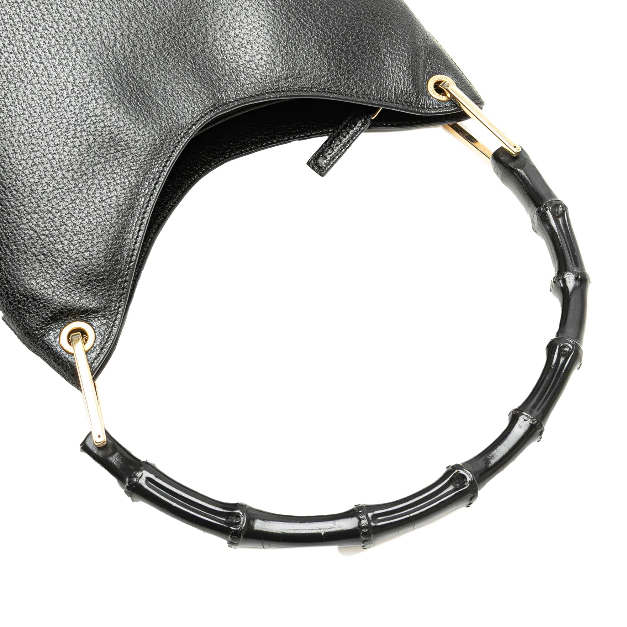 Gucci Bamboo Leather Shoulder Bag