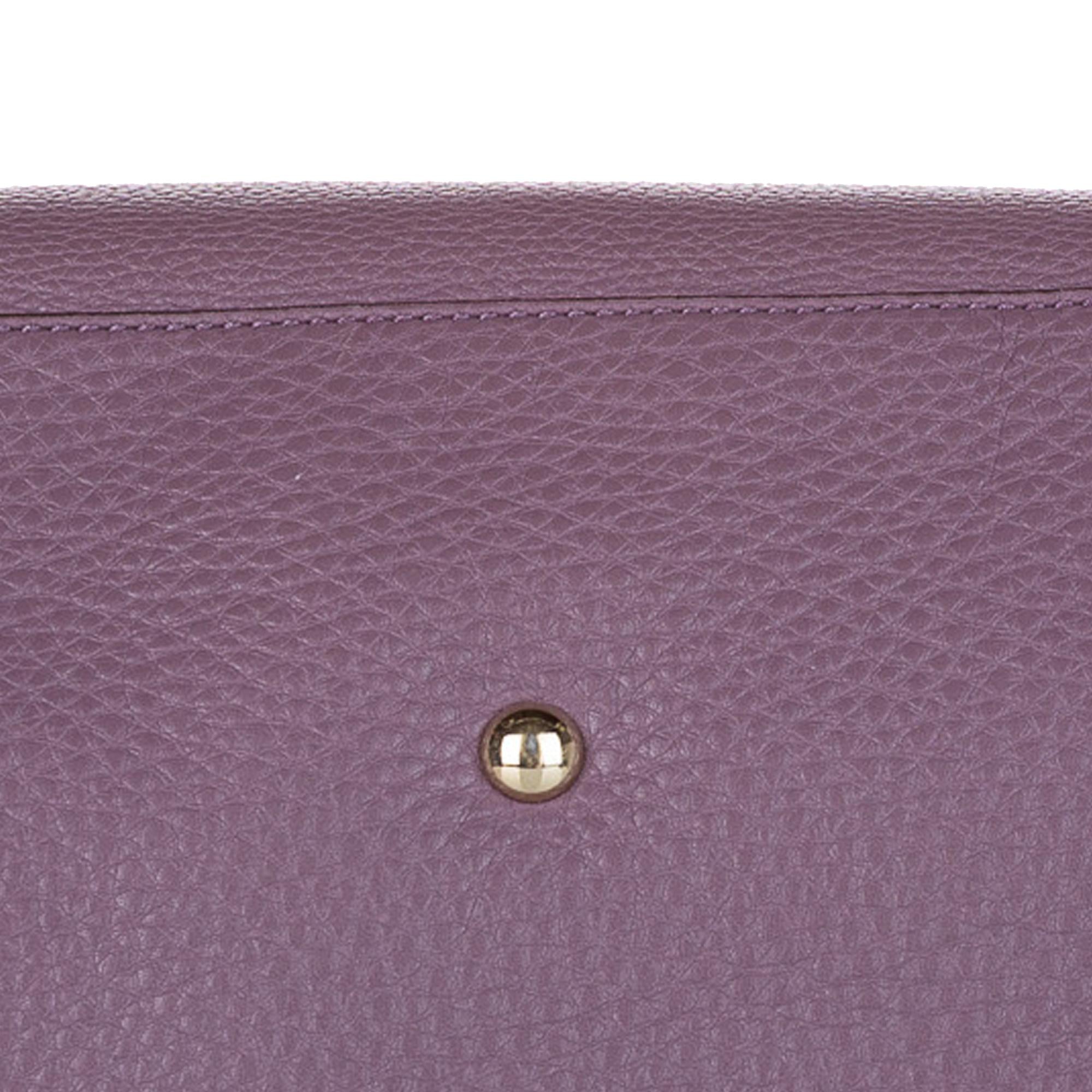 Gucci Bamboo Shopper Leather Satchel (SHG-23441)
