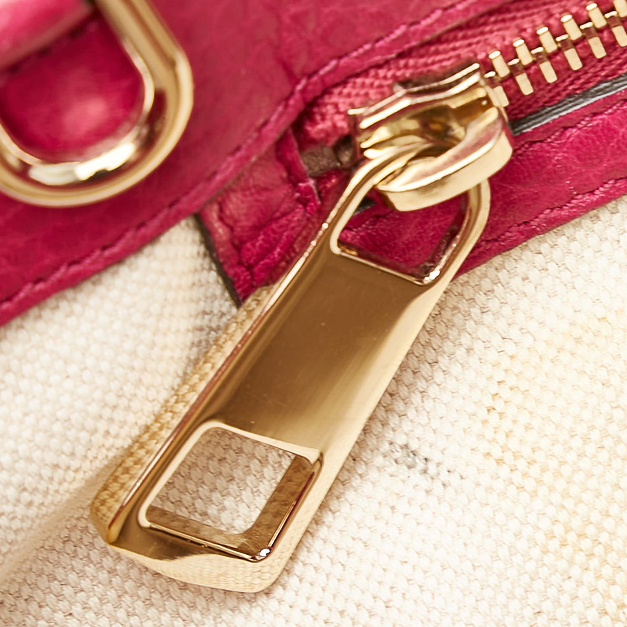 Gucci Bamboo Shopper Leather Satchel (SHG-25434)