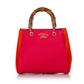 Gucci Bamboo Shopper Leather Satchel (SHG-26181)
