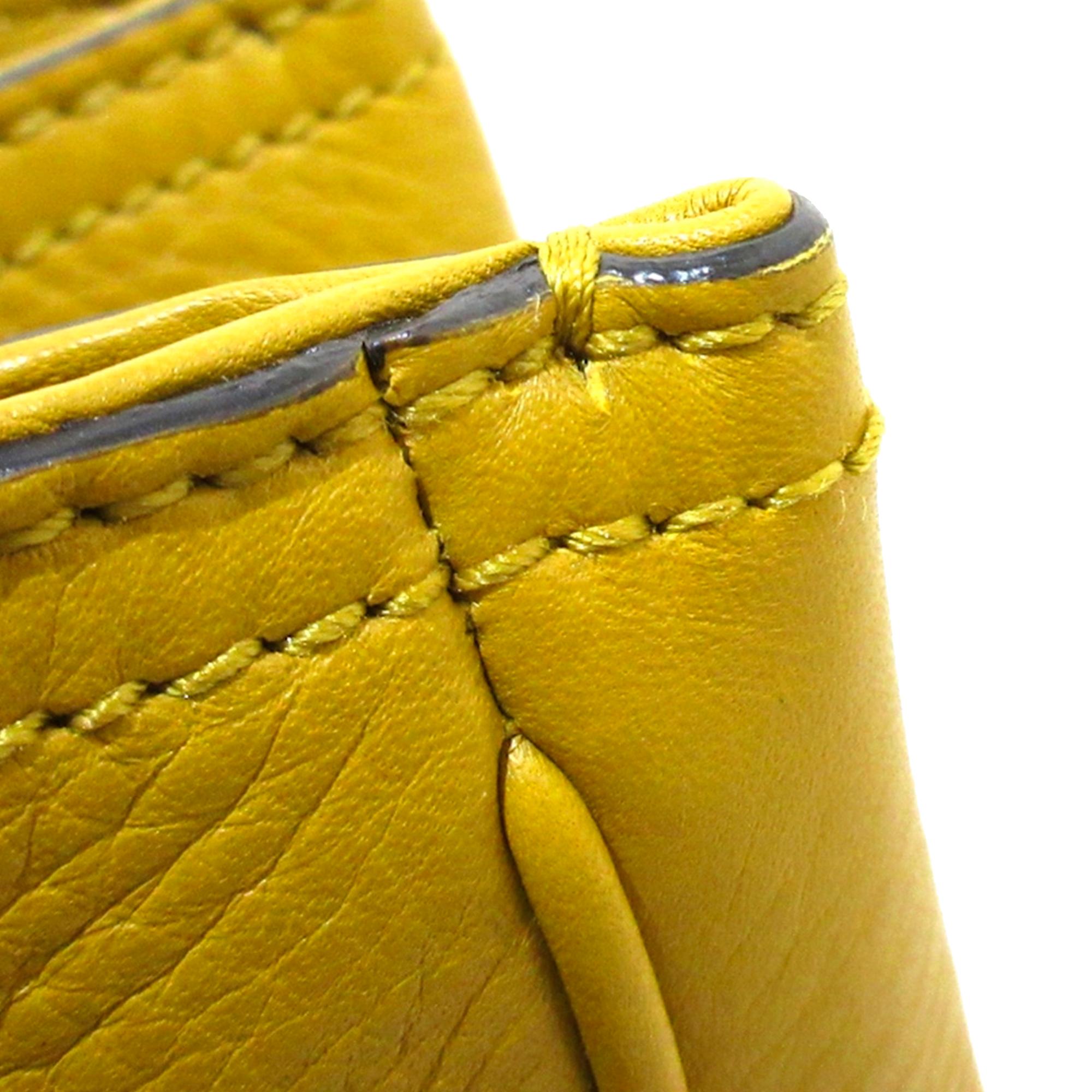 Gucci Bamboo Shopper Leather Satchel (SHG-33557)