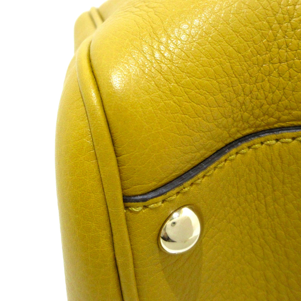Gucci Bamboo Shopper Leather Satchel (SHG-33557)