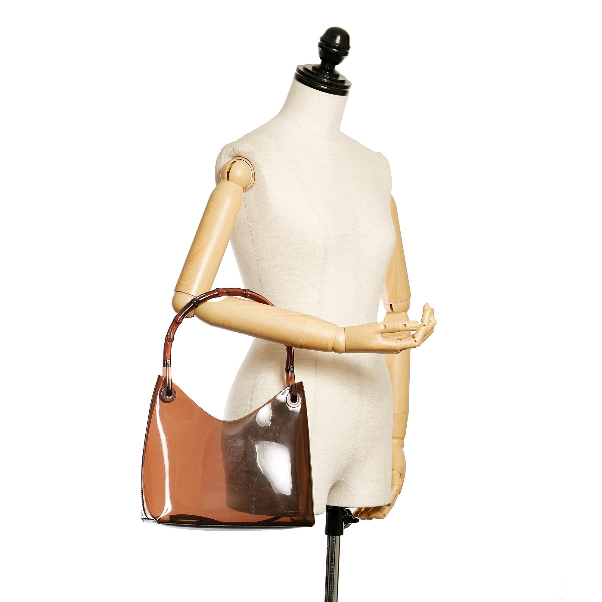 Gucci Bamboo Vinyl Handbag (SHG-32288)