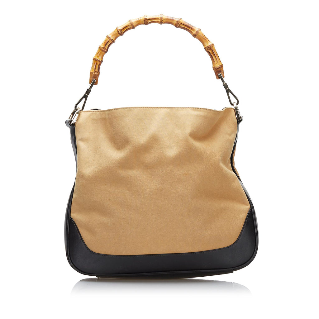 Gucci Bamboo Web Satchel (SHG-h6OTTp)