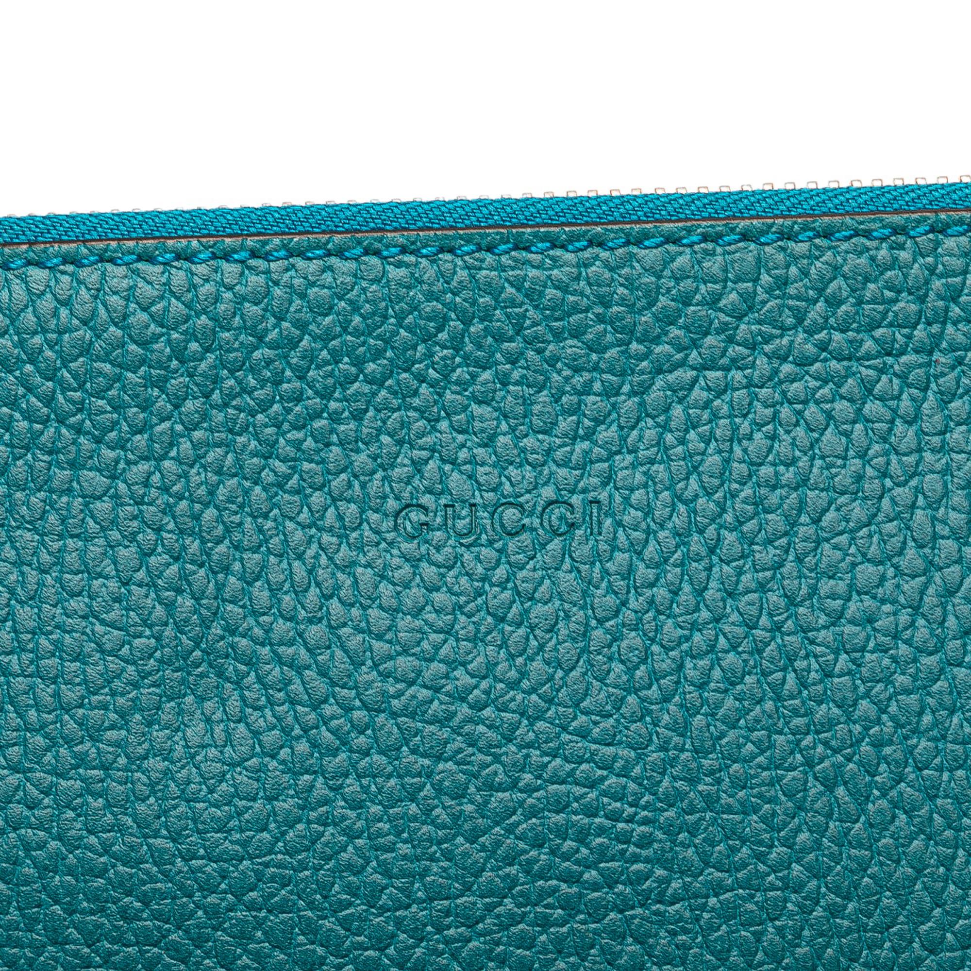 Gucci Calfskin Bamboo Clutch