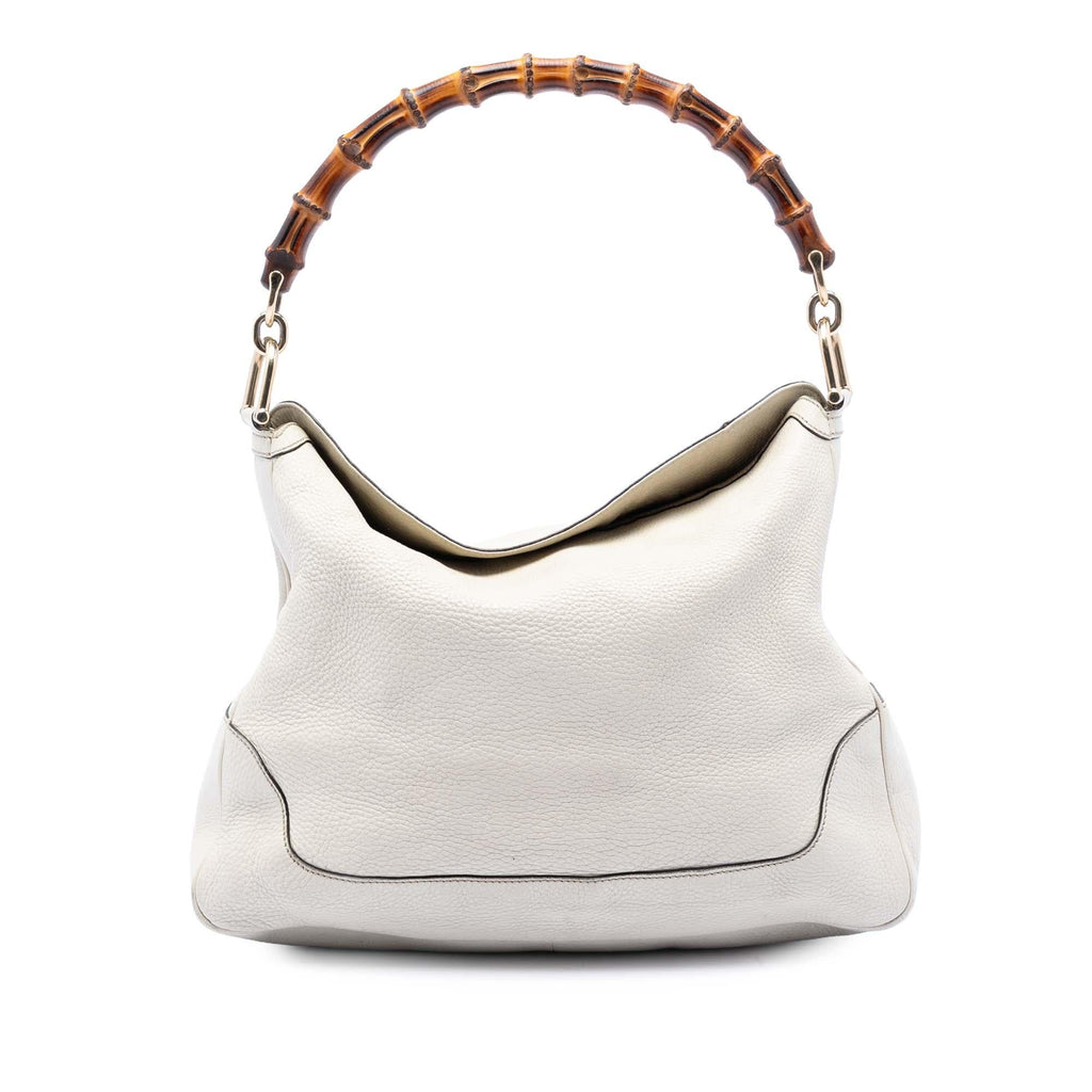 Gucci Calfskin Bamboo Diana Satchel