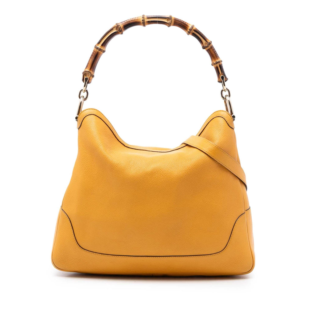 Gucci Calfskin Bamboo Diana Satchel