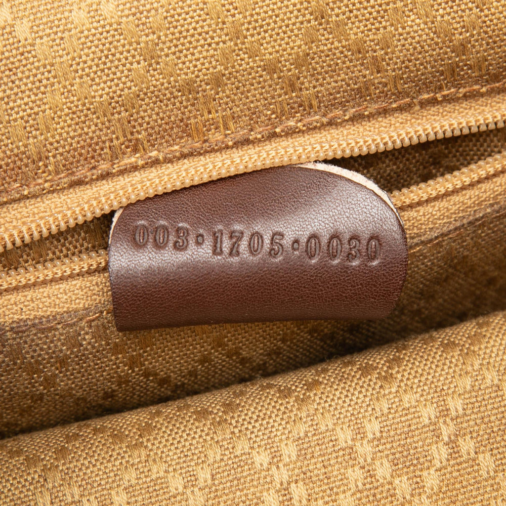 Gucci Calfskin Bamboo Drawstring Backpack