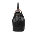 Gucci Calfskin Bamboo Drawstring Sling Backpack
