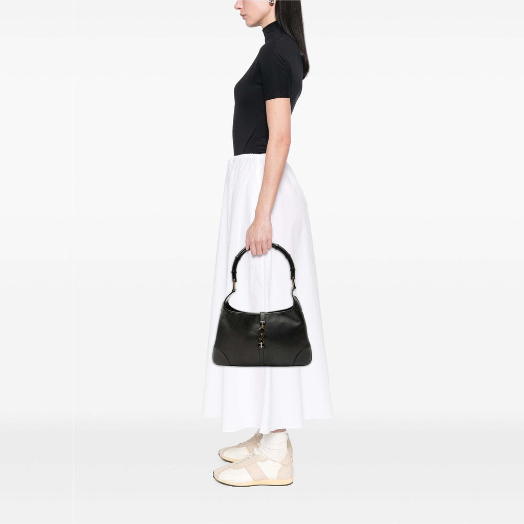 Gucci Calfskin Bamboo Jackie Hobo