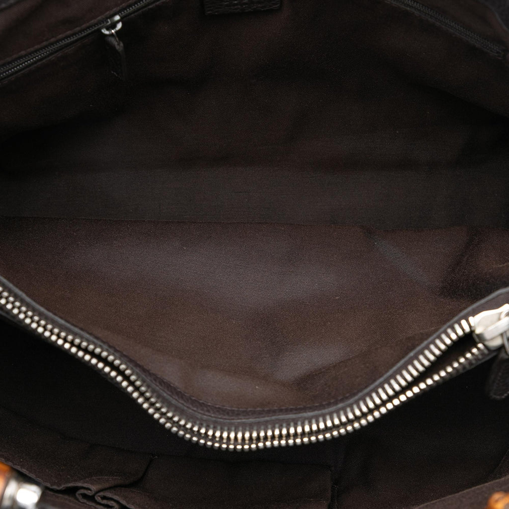 Gucci Calfskin Bamboo Libeccio Tote