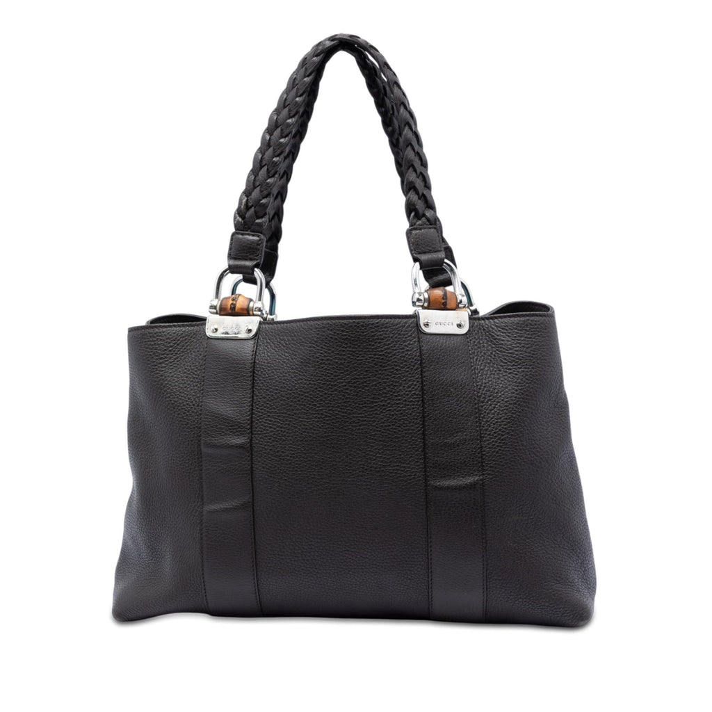 Gucci Calfskin Bamboo Libeccio Tote