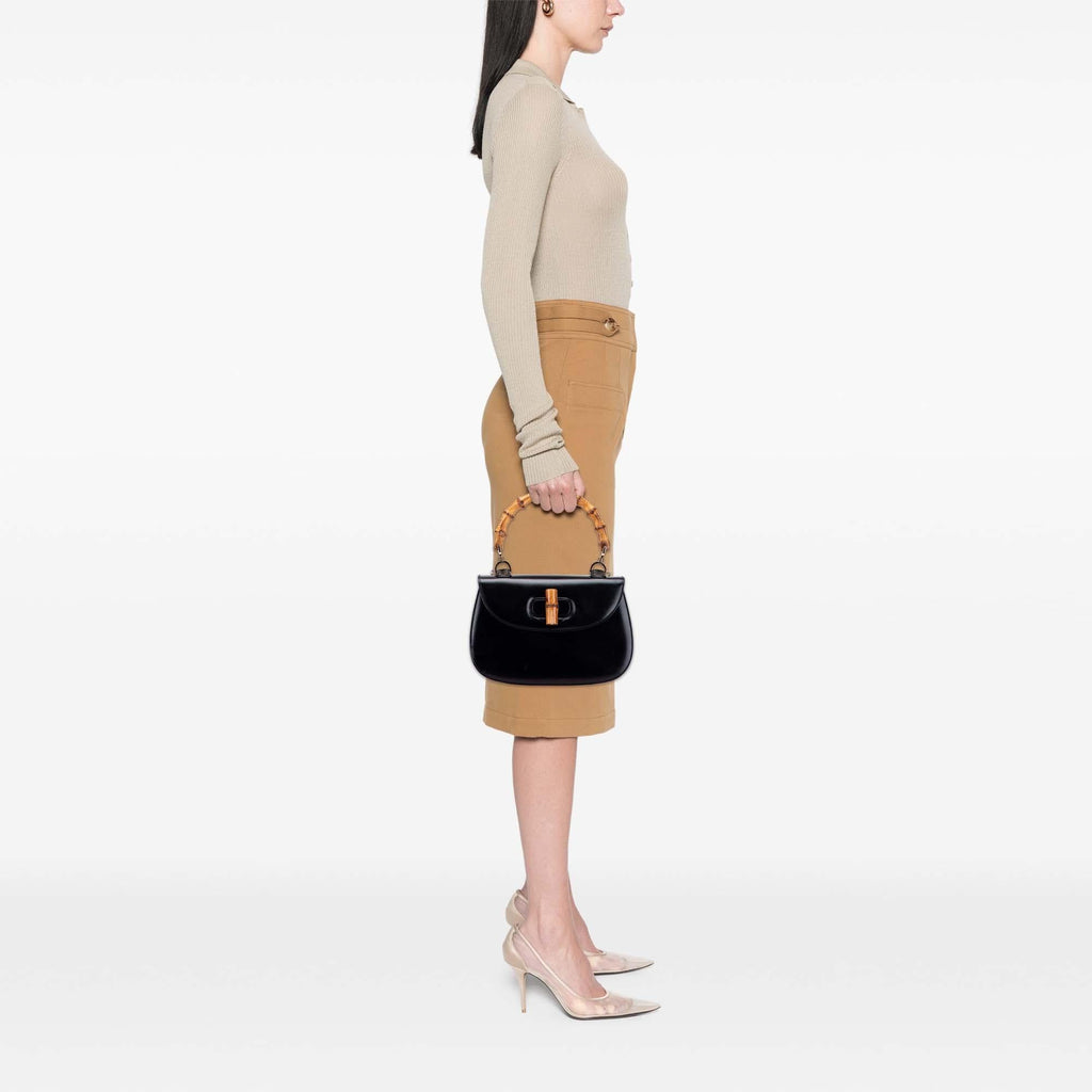 Gucci Calfskin Bamboo Night