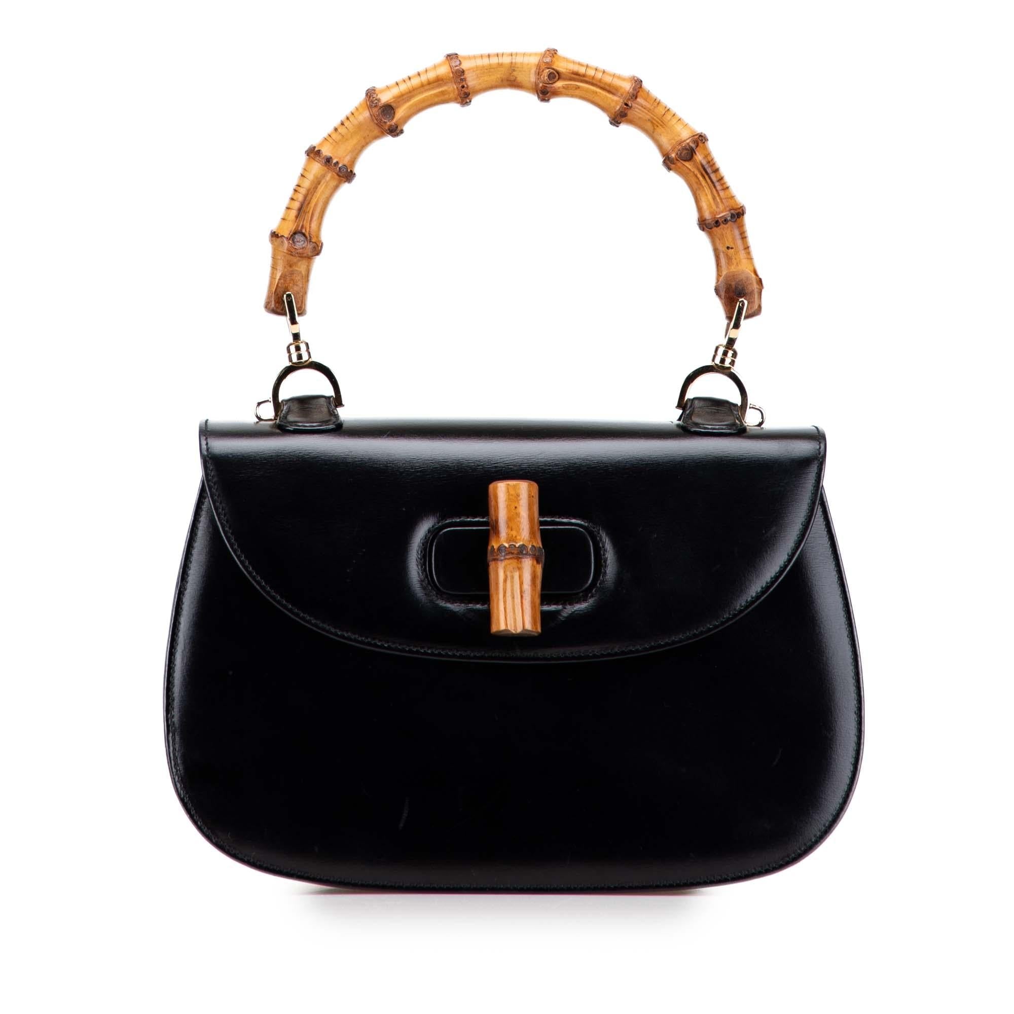 Gucci Calfskin Bamboo Night