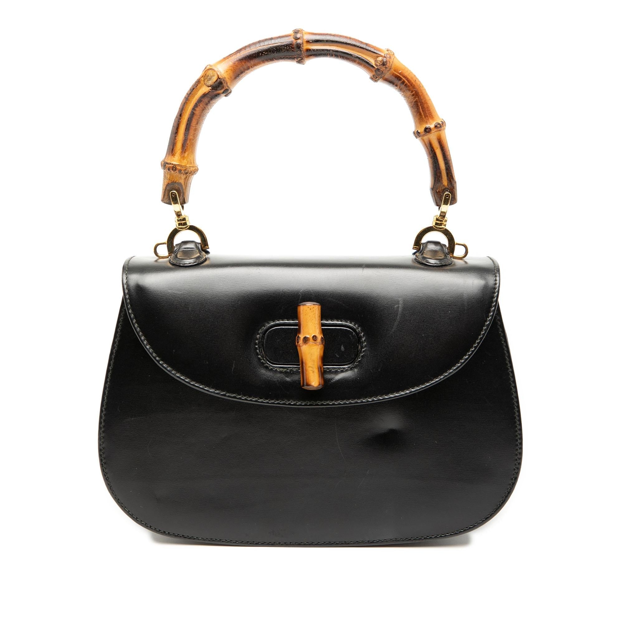 Gucci Calfskin Bamboo Night