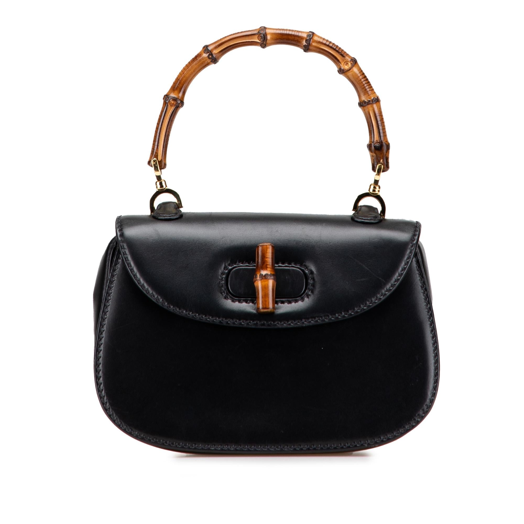 Gucci Calfskin Bamboo Night