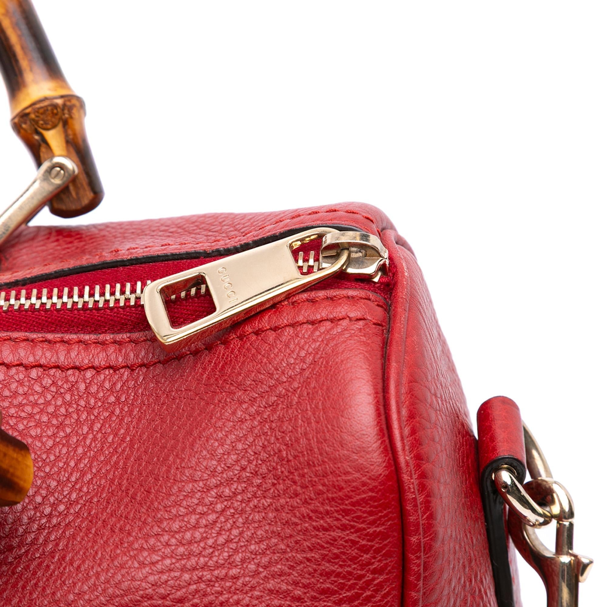 Gucci Calfskin Bamboo Shopper Boston