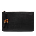 Gucci Calfskin Bamboo Tassel Clutch
