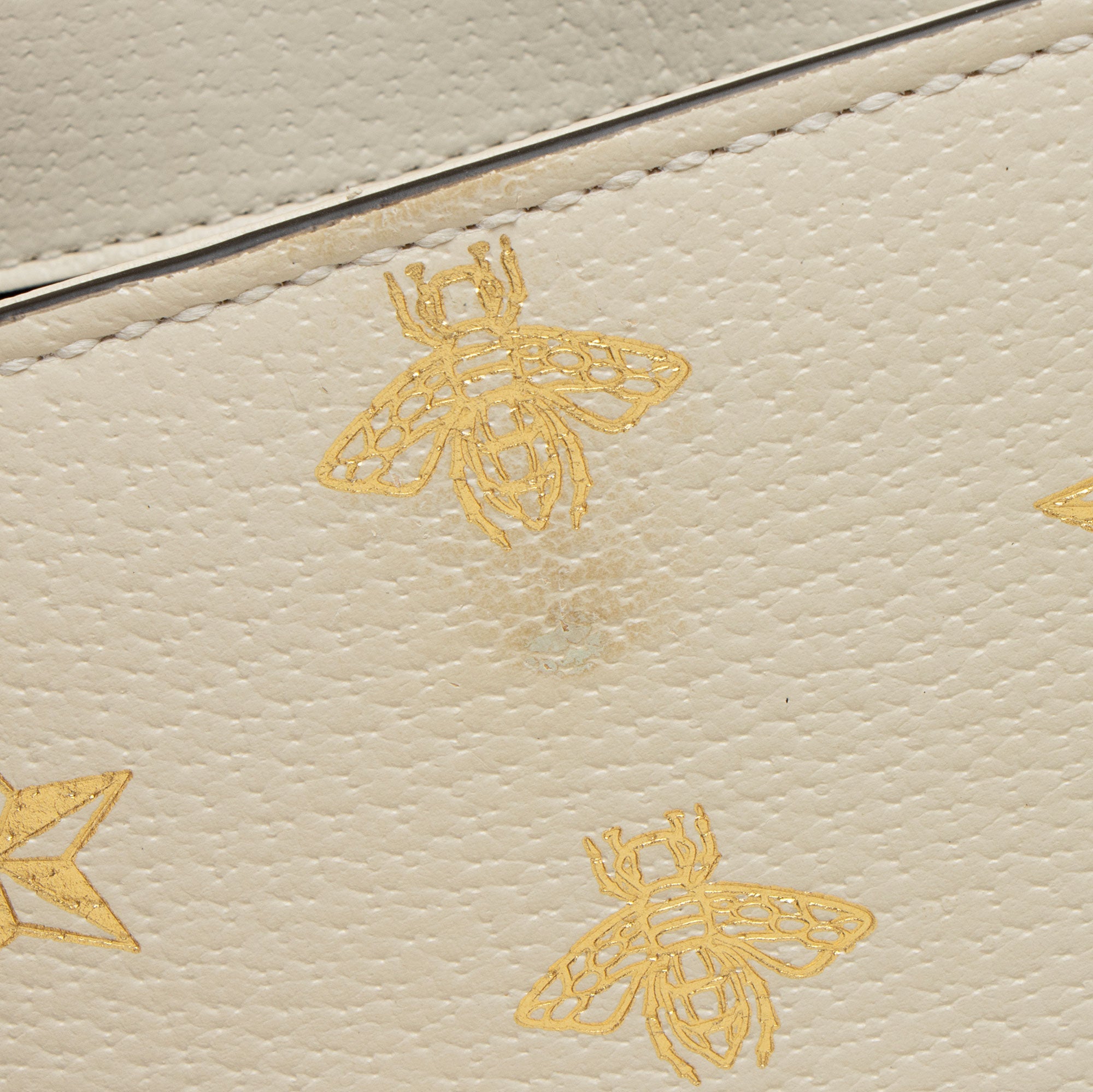 Gucci Calfskin Bee & Star Sylvie Mini Top Handle