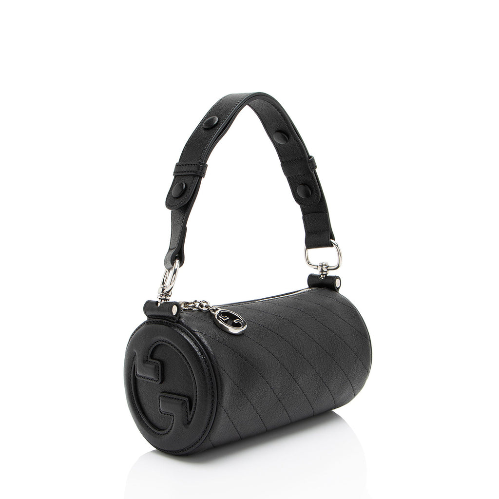 Gucci Calfskin Blondie Mini Barrel Bag
