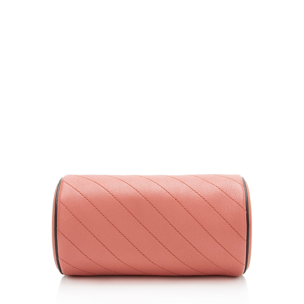 Gucci Calfskin Blondie Mini Barrel Bag