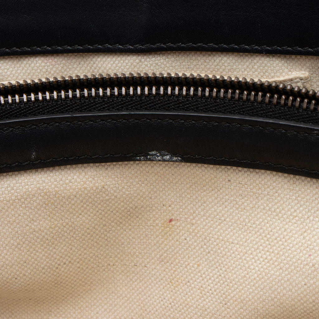 Gucci Calfskin Cat Lock Medium Top Handle