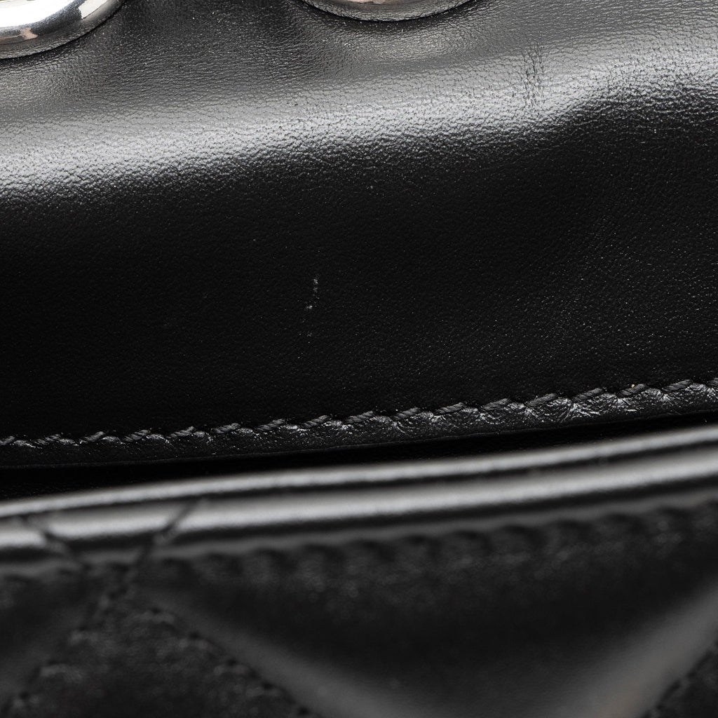 Gucci Calfskin Deco Mini Shoulder Bag