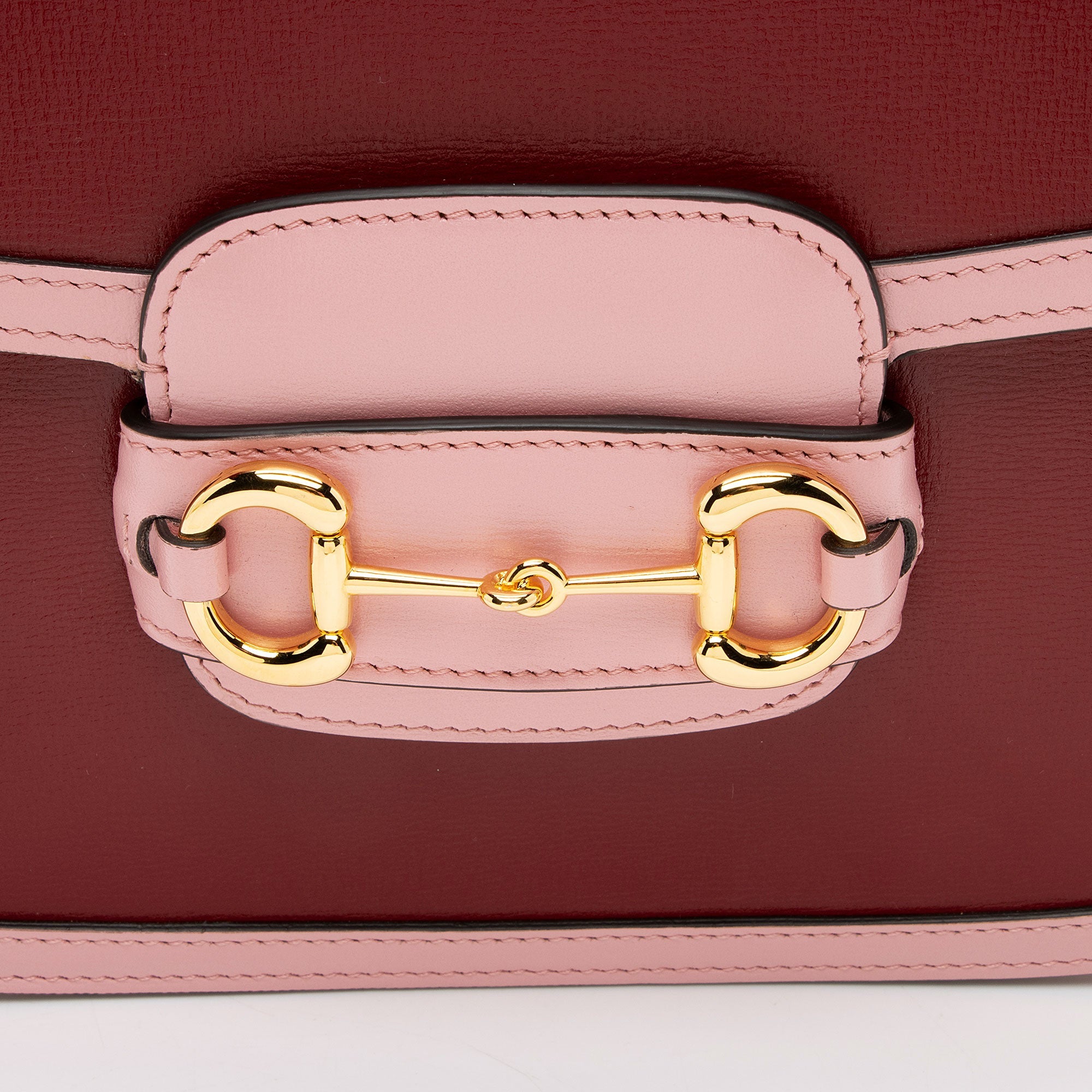 Gucci Calfskin Horsebit 1955 Bicolor Medium Bag