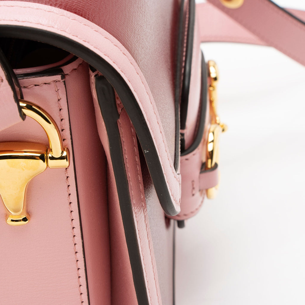 Gucci Calfskin Horsebit 1955 Bicolor Medium Bag