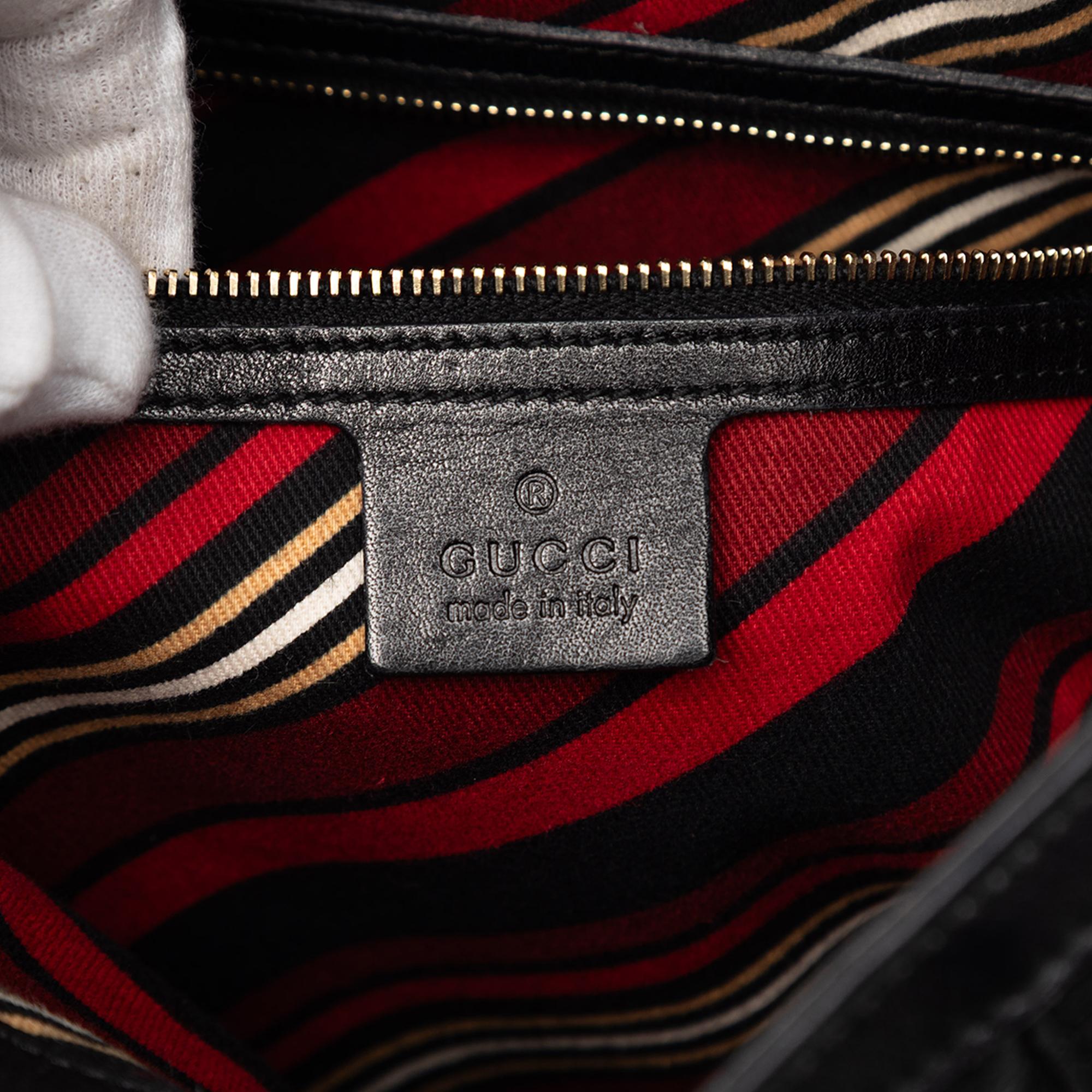 Gucci Calfskin Interlocking G Britt Shoulder Bag