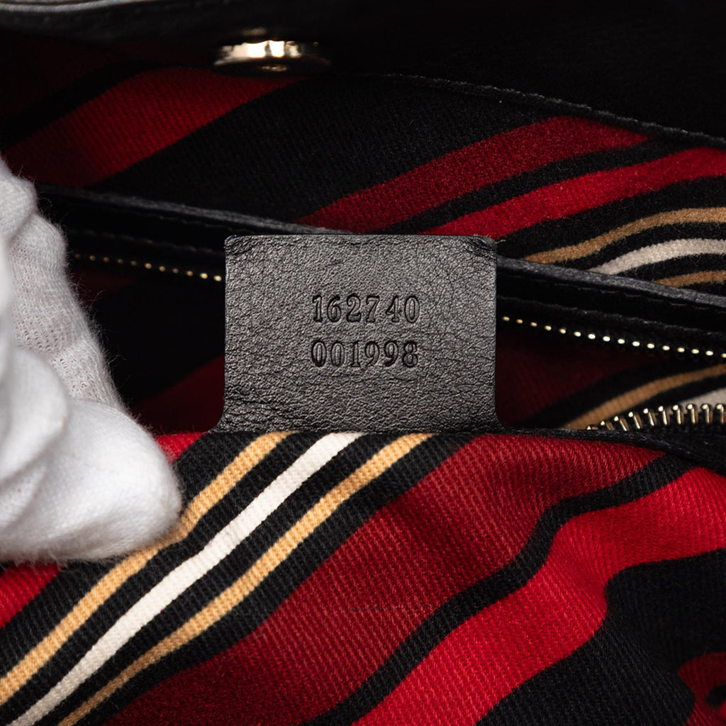 Gucci Calfskin Interlocking G Britt Shoulder Bag