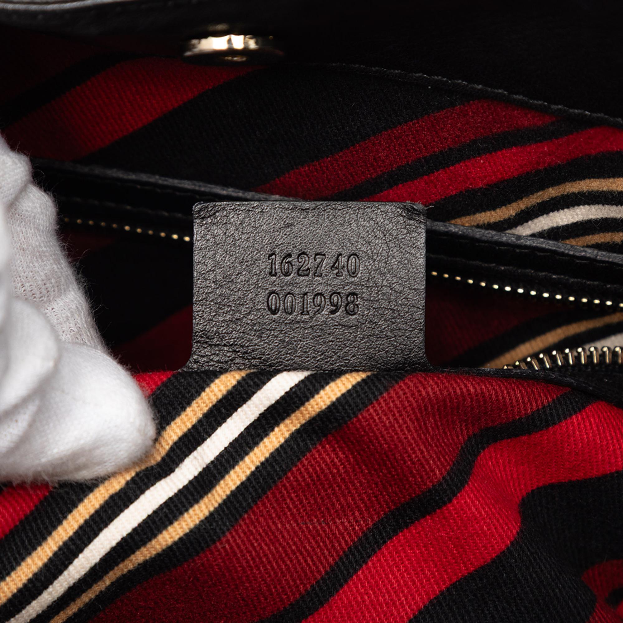 Gucci Calfskin Interlocking G Britt Shoulder Bag