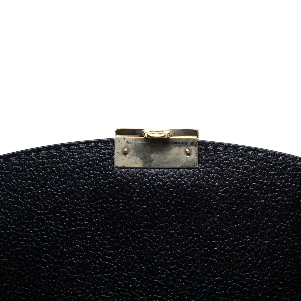 Gucci Calfskin Interlocking G Padlock Wristlet Clutch
