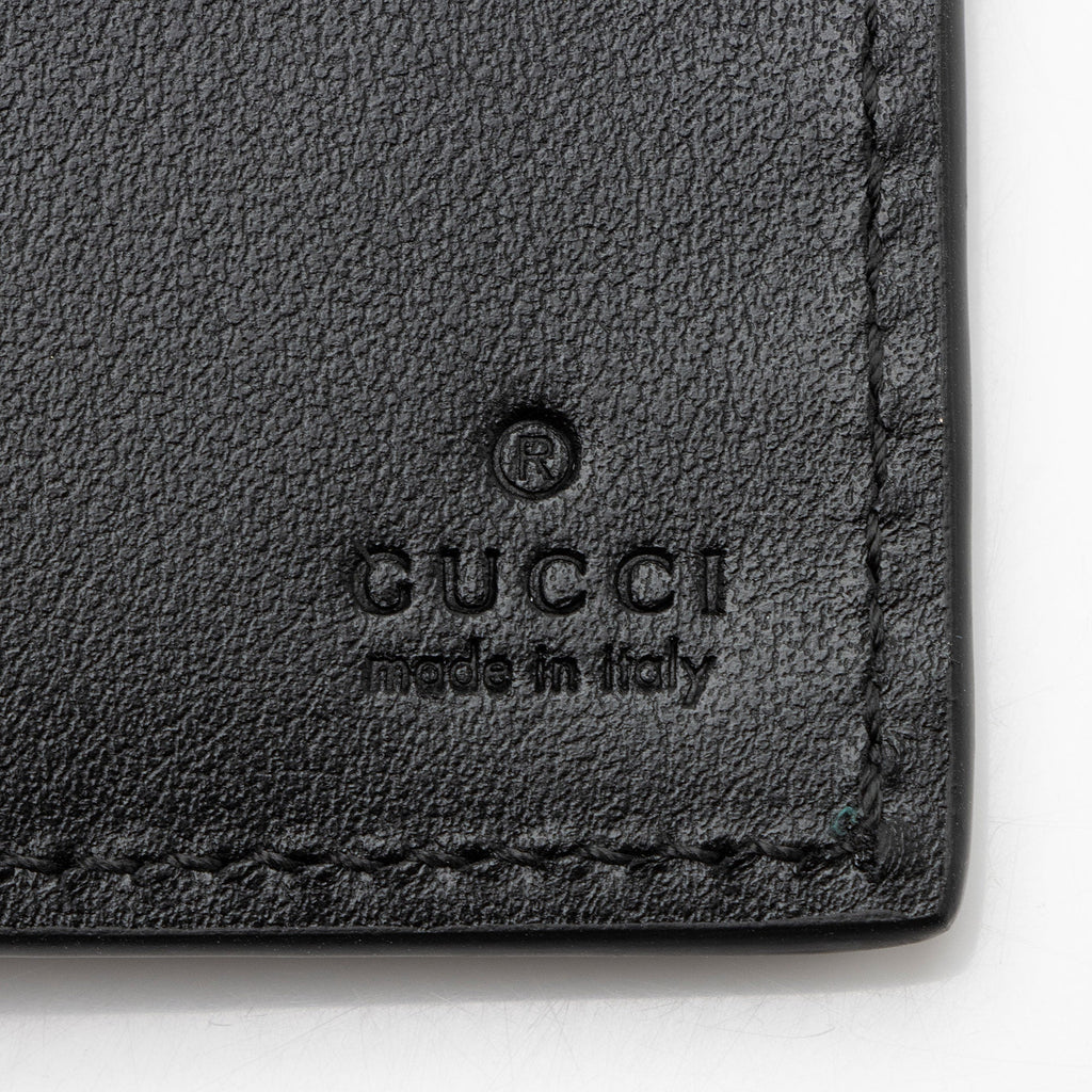 Gucci Calfskin Logo Bifold Wallet