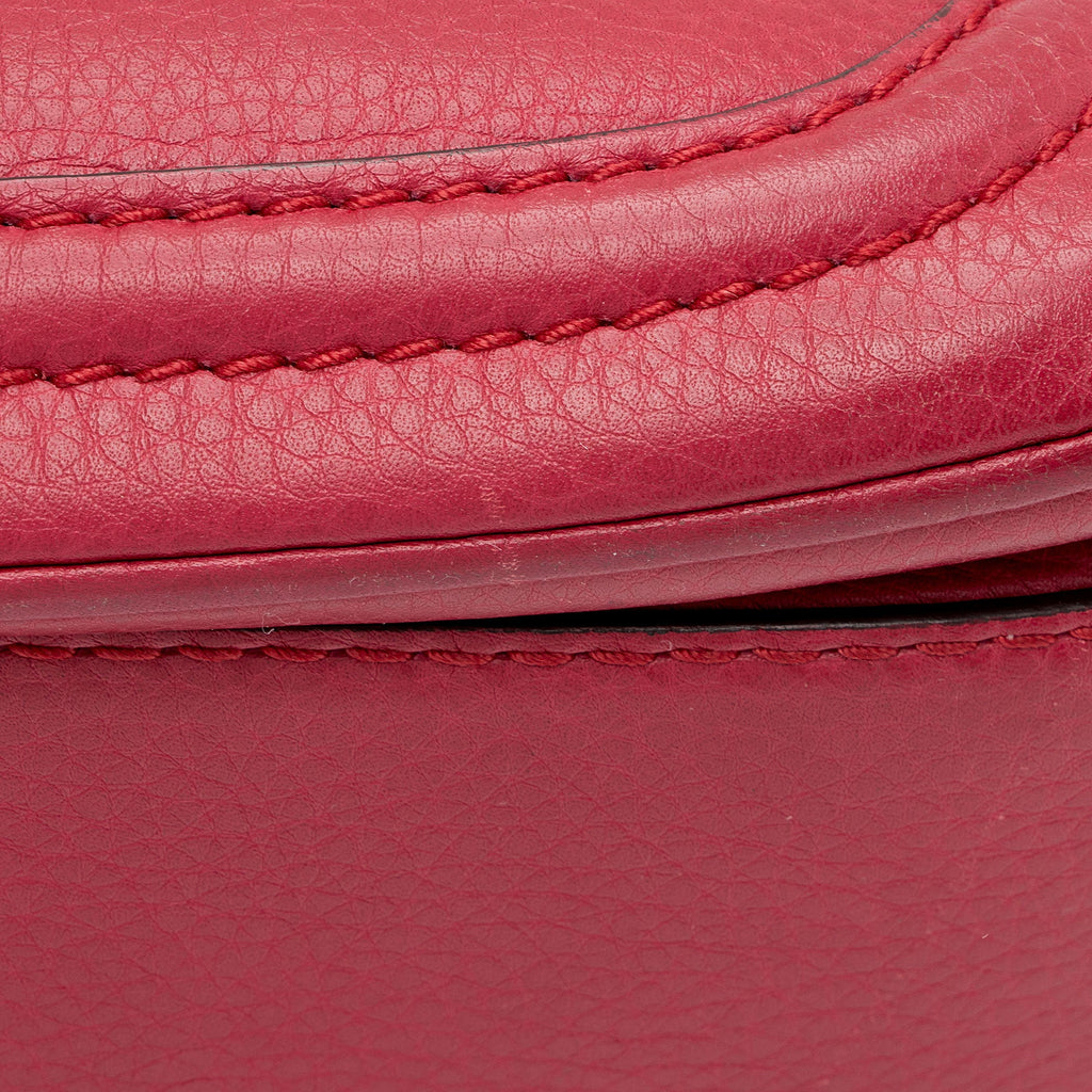 Gucci Calfskin New Bamboo Top Handle (SHF-v2KUgA)