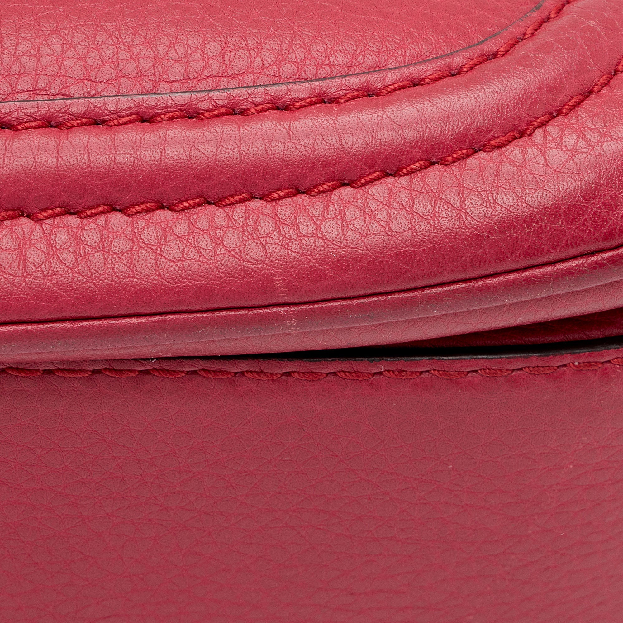 Gucci Calfskin New Bamboo Top Handle (SHF-v2KUgA)