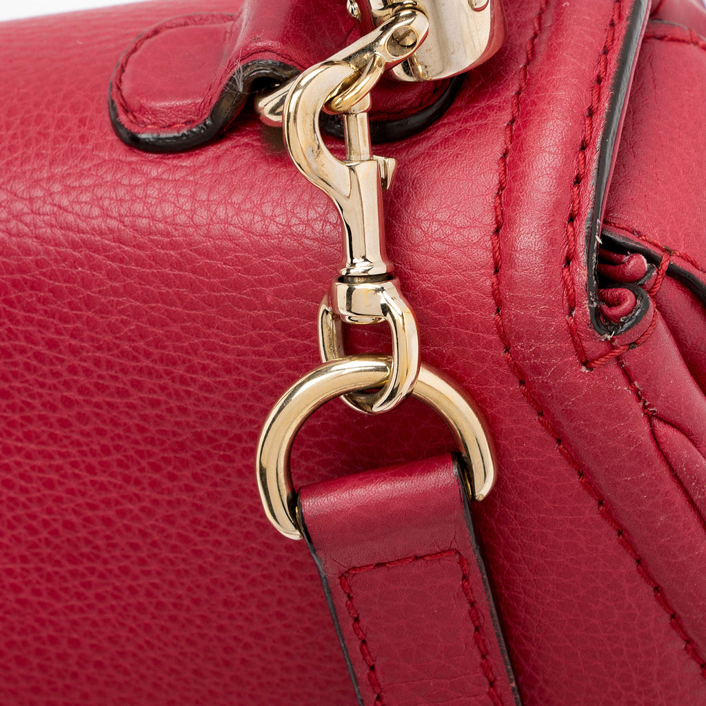 Gucci Calfskin New Bamboo Top Handle (SHF-v2KUgA)