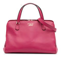 Gucci Calfskin Swing Top Handle Satchel